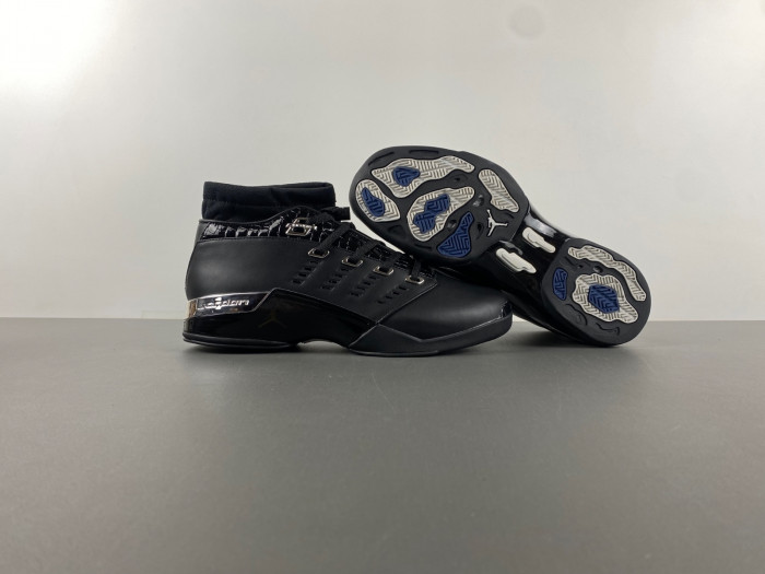 air jordan 17 low black Ch*0me fj0395-100