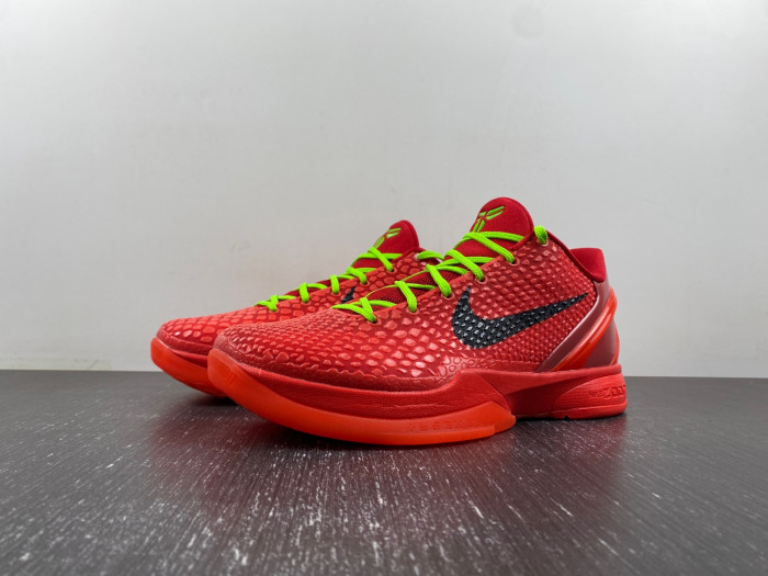 nike kobe 6 protro reverse grinch fv4921-600