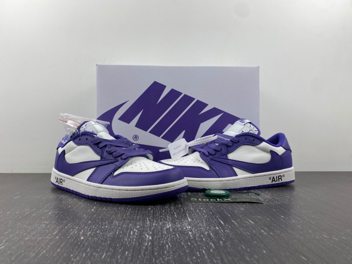 off-white x travis scott x air jordan 1 custom