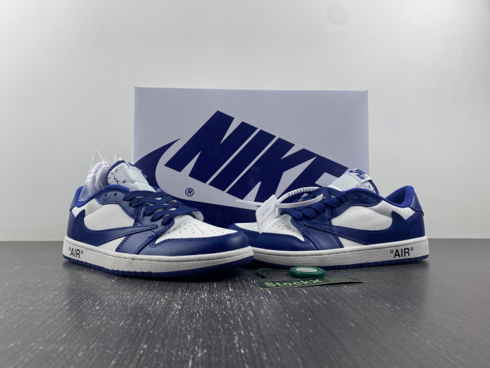 off-white x travis scott x air jordan 1 ow custom