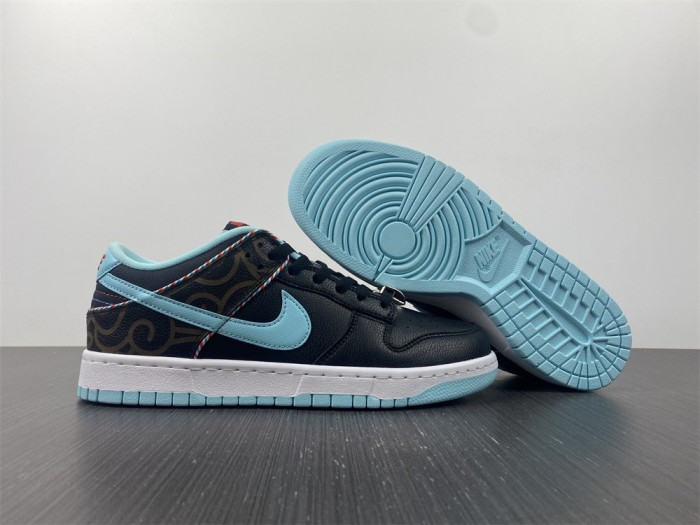 nike dunk low barber shop black dh7614-001