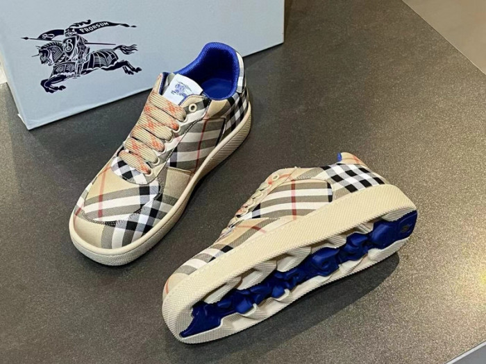 Bur*berry Check Terrace Sneakers BBR--3005