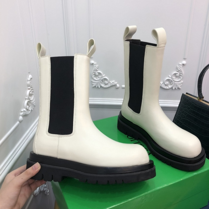 botteg*Ve*ne*ta tire leather ankle boots