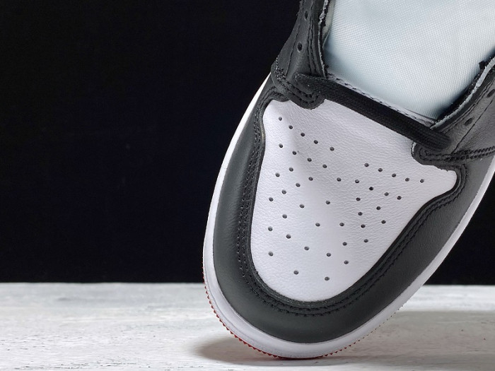air jordan 1 high og "satin black toe" - cd0461-016