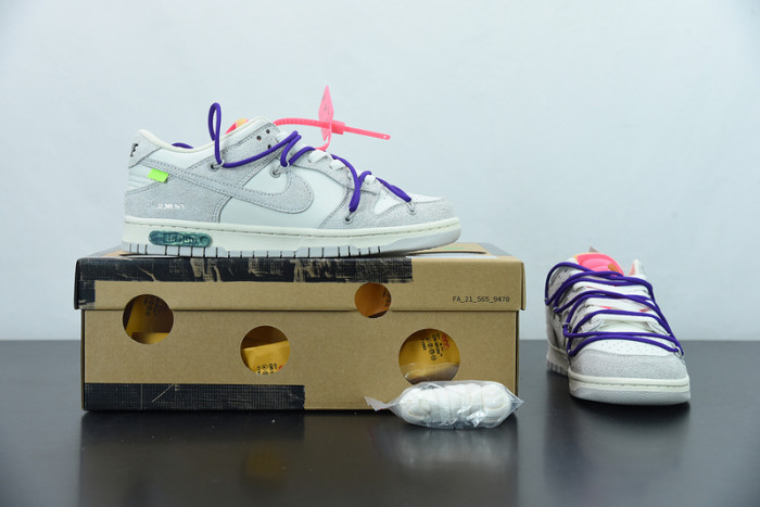 ow x dunk low 