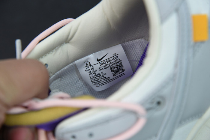 ow x dunk low 