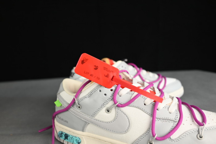 ow x dunk low 