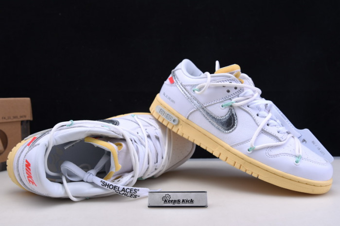 ow x dunk low 